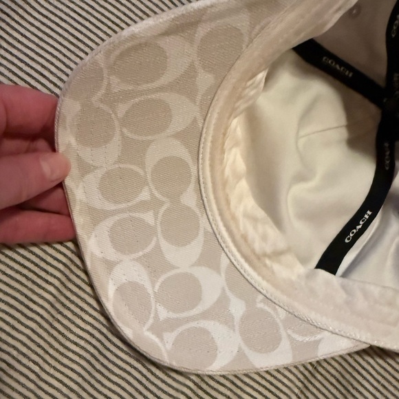 Coach Cream Signature Cap main image 4